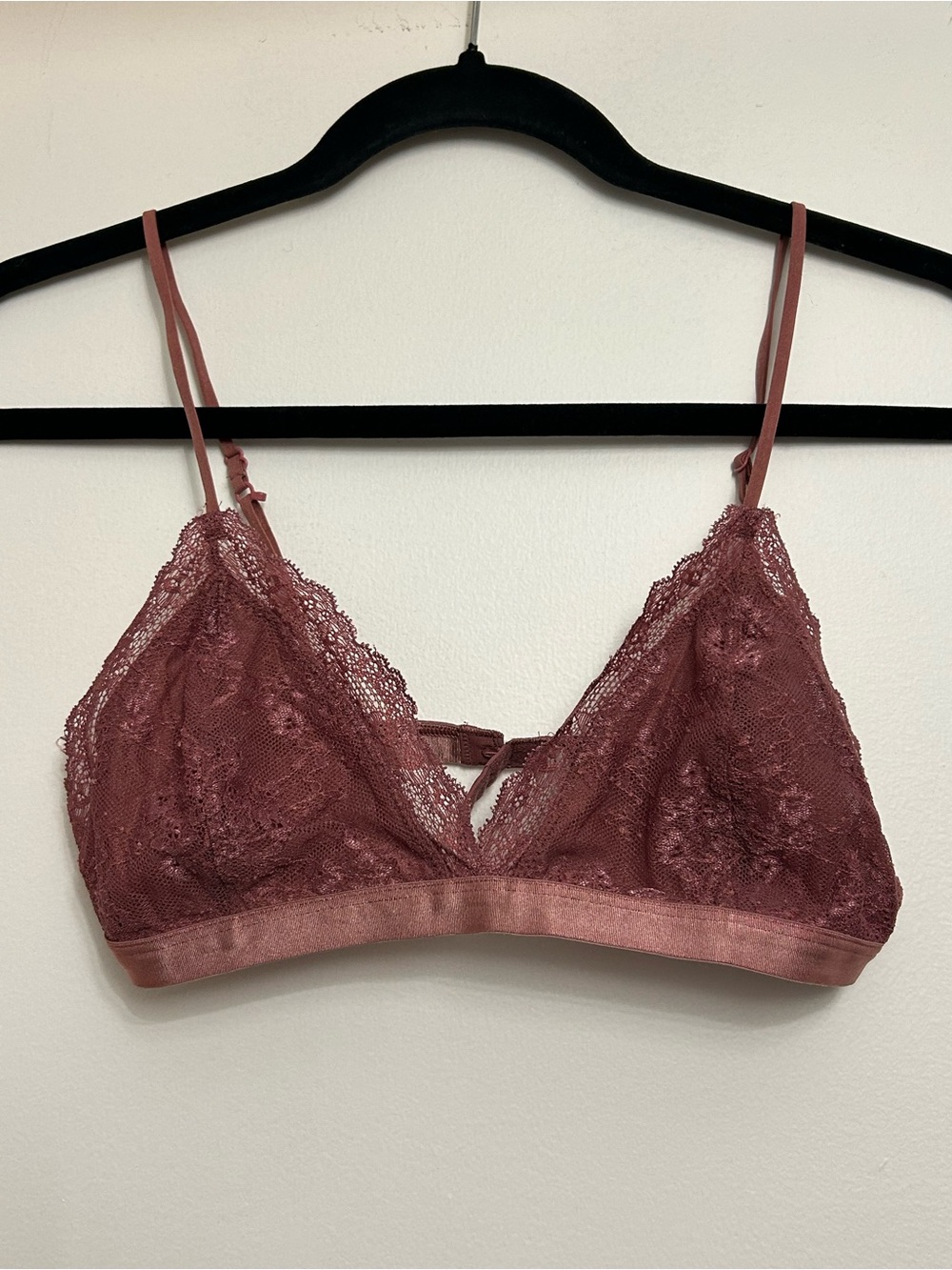 Talula Lace Bralette in Dusty Rose Mauve